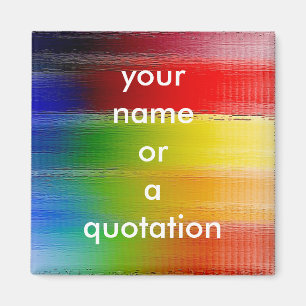 Íman abstrato de arte colorida