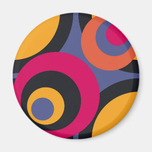 Íman Abstrato de arte de Anos 50 retror