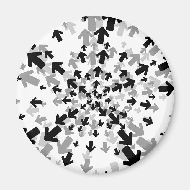 Íman Abstrato de direção (Frente)