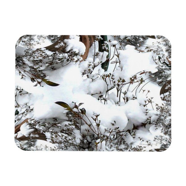 Íman Abstrato de neve (Horizontal)