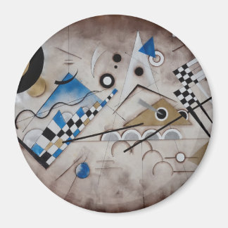 Íman Abstrato de pintura de meio século e arte moderna