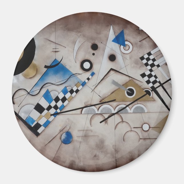 Íman Abstrato de pintura de meio século e arte moderna (Frente)