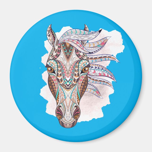 Íman Abstrato de um ímã de cavalo (Frente)