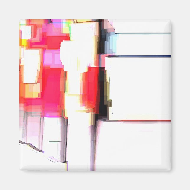 Íman abstrato digital "Blink" (Frente)