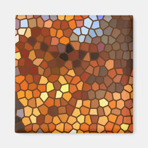 Íman Abstrato do mosaico do outono