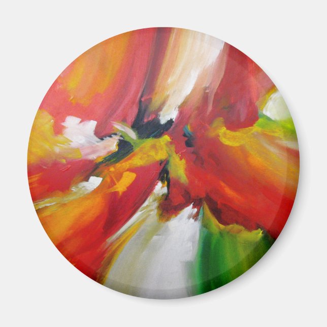 Íman Abstrato Expressionismo (Frente)