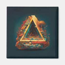 Íman Abstrato Fantasias Mundo de Objetos Impossíveis