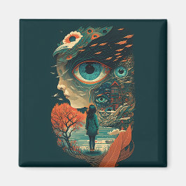 Íman Abstrato Fantasias Mundo de Objetos Impossíveis