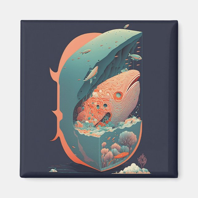 Íman Abstrato Fantasias Mundo de Objetos Impossíveis (Frente)