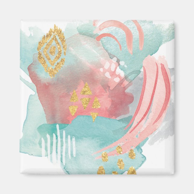 Íman Abstrato Faridas - Cores Mudadas (Frente)