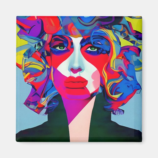 Íman Abstrato fêmea (Frente)