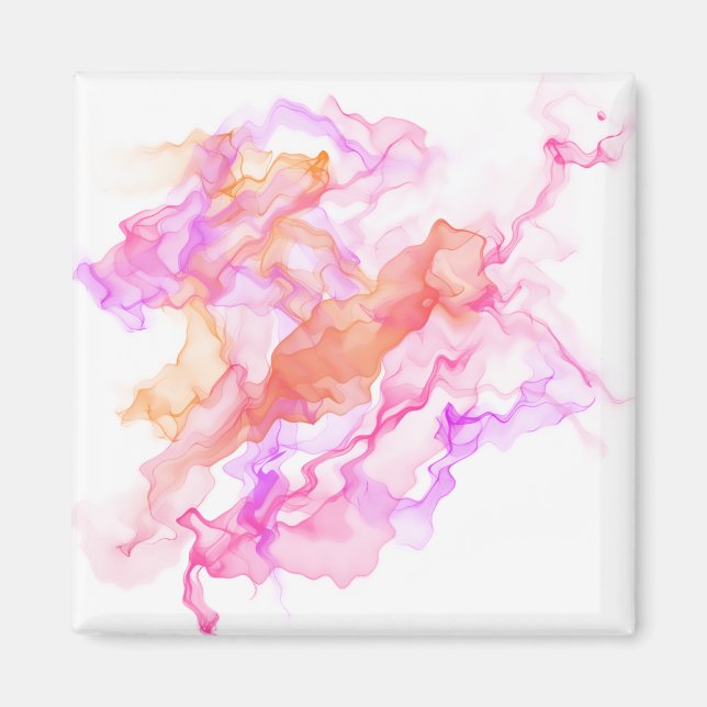 Íman Abstrato Fractal Smoke (Frente)