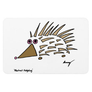 Íman Abstrato Hedgehog - Imagem flexível