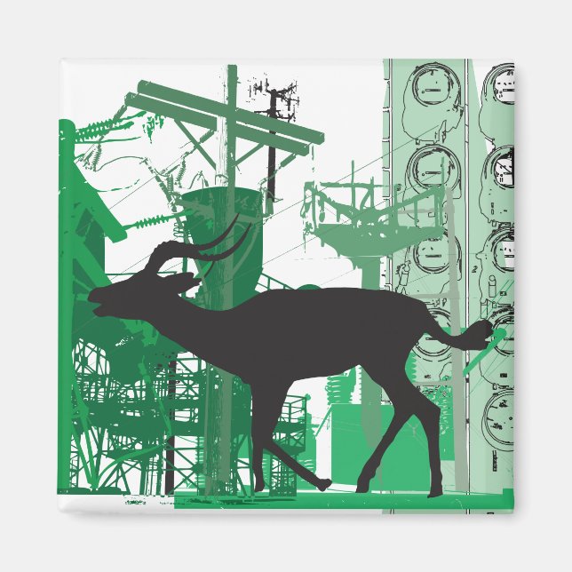 Íman Abstrato Impala Magnet (Frente)