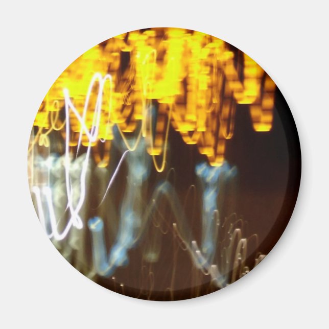 Íman Abstrato Luzes Magnéticas (Frente)