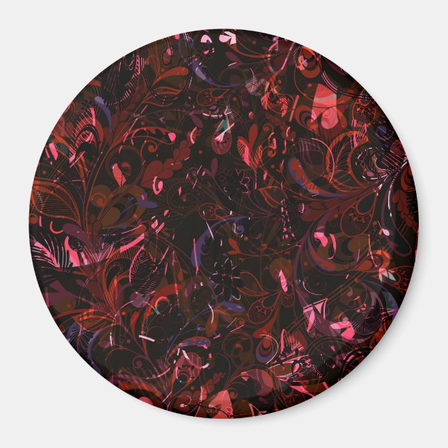 Íman Abstrato Mandala 6 (Frente)