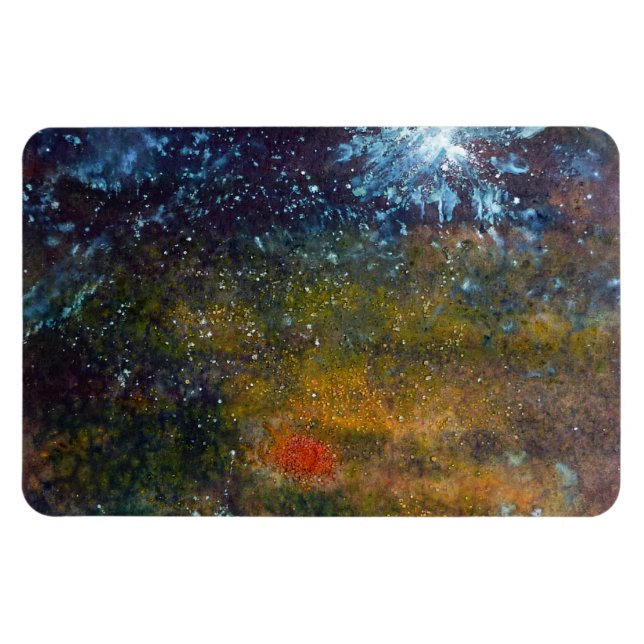 Íman Abstrato, Mar à Noite. (Horizontal)