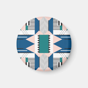 Íman Abstrato moderno: Estilo geométrico sem costura
