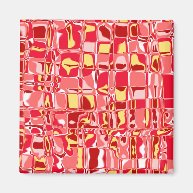 Íman Abstrato Mosaico (Frente)