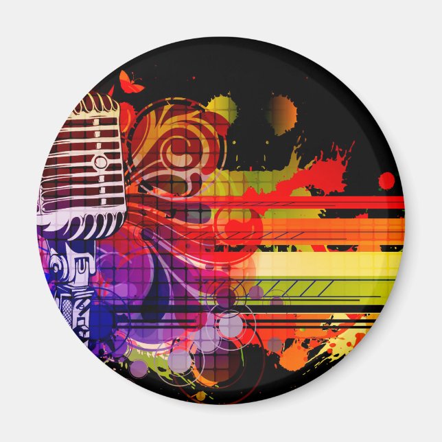 Íman Abstrato Music (Frente)