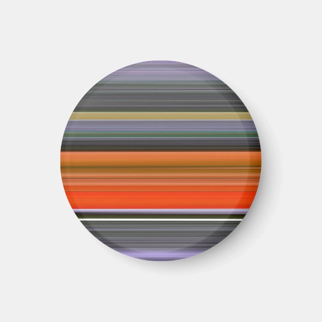 Íman Abstrato nº 1: Laranja e cinza (Frente)