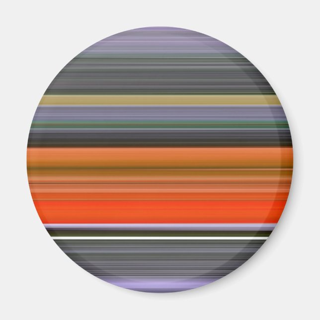 Íman Abstrato nº 1: Laranja e cinza (Frente)