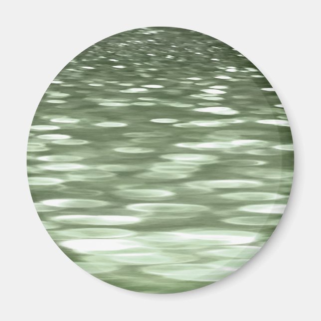 Íman Abstrato nº 3: borrão verde-oliva (Frente)