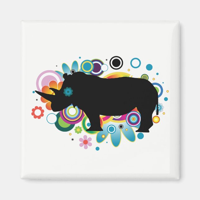 Íman Abstrato Rhino Magnet (Frente)