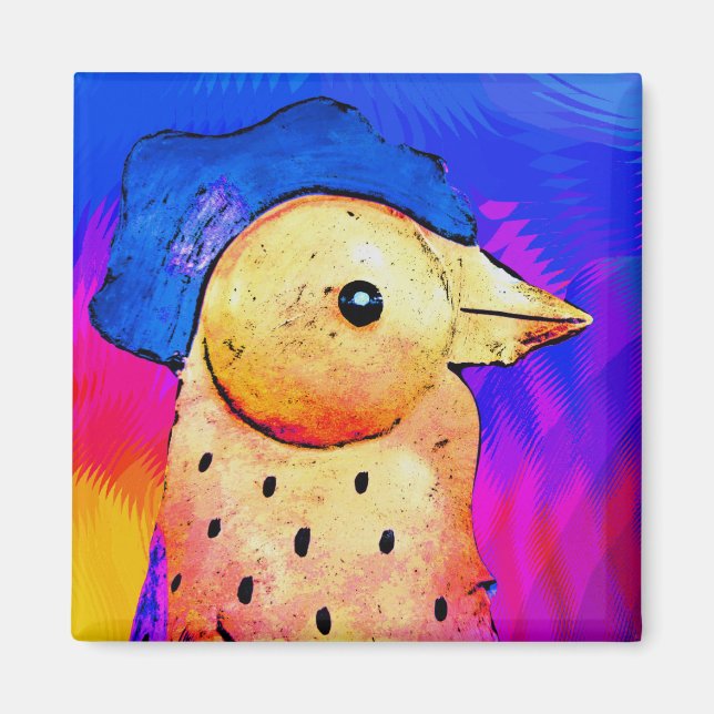 Íman Abstrato Rooster 4 (Frente)