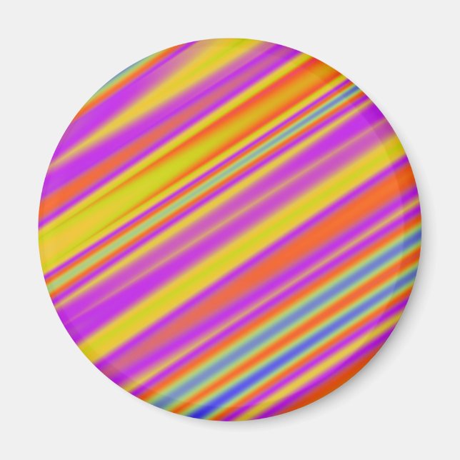 Íman Abstrato stripy (Frente)