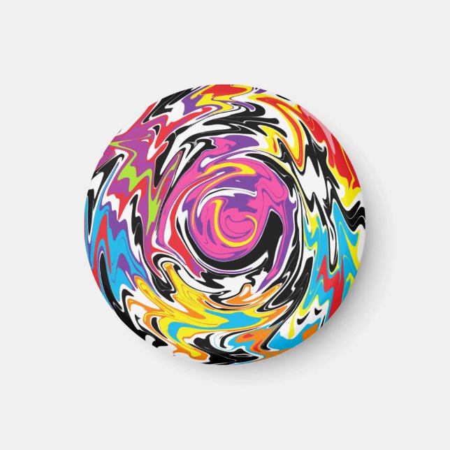 Íman Abstrato Swirl (Frente)
