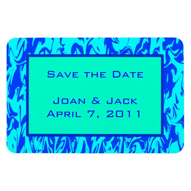 Íman Abstrato Swirl (Horizontal)