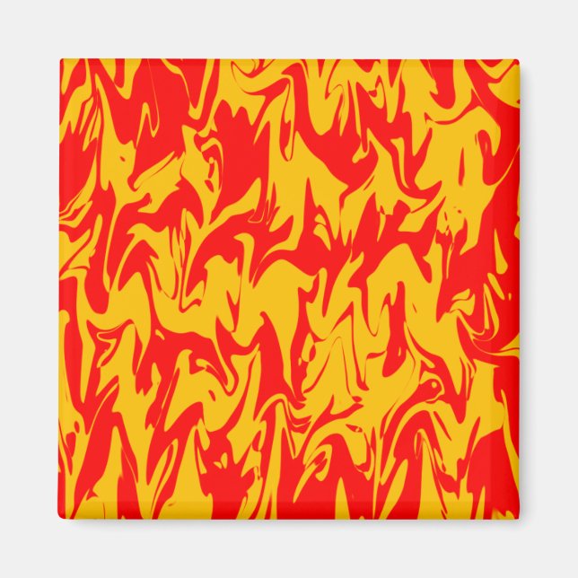 Íman Abstrato Swirl (Frente)