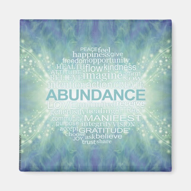 Íman Abundância (Frente)