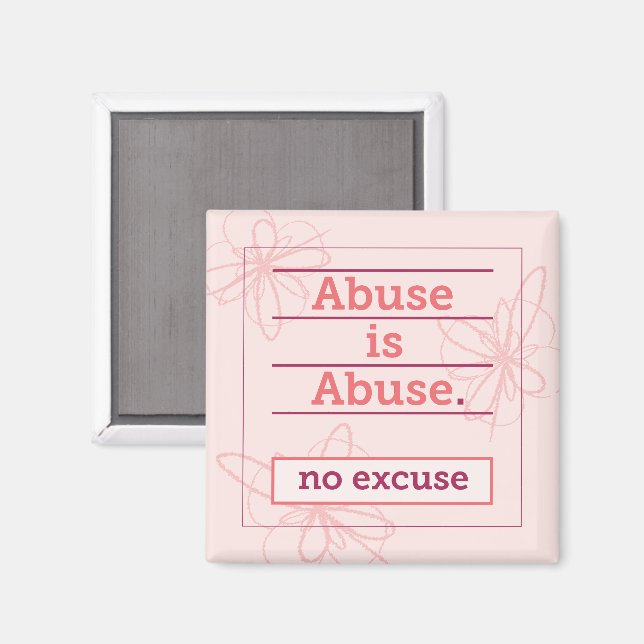 Íman Abuso é Abuso Sem Desculpa para Abuso Narcisista (Front/Back)