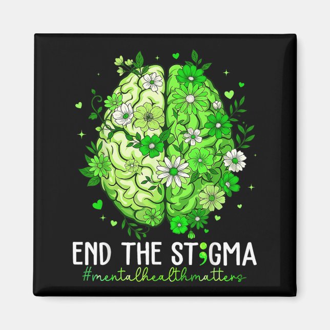 Íman Acabar Com O Estigma Conscientização Da Saúde Ment (Frente)