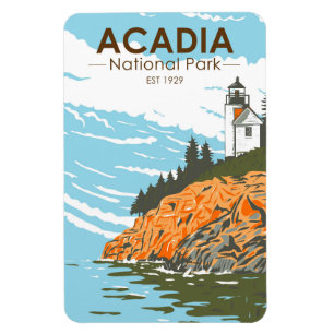 Íman Acadia National Park Bar Harbor Lighthouse