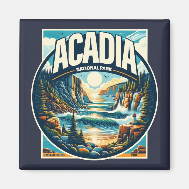 Íman Acadia National Park Maine (Frente)