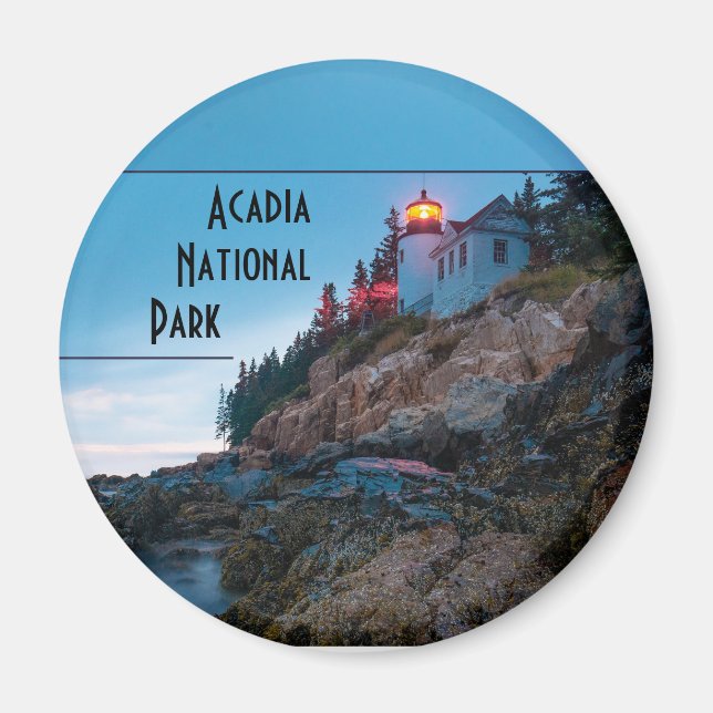 Íman Acadia National Park Souvenir (Frente)