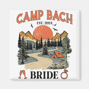 Íman Acampamento Bach Noiva Hiking Acampamento Festa de