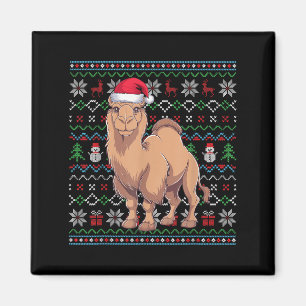 Íman Acampamento Bactrian Amadurece Xmas Sweater Papais