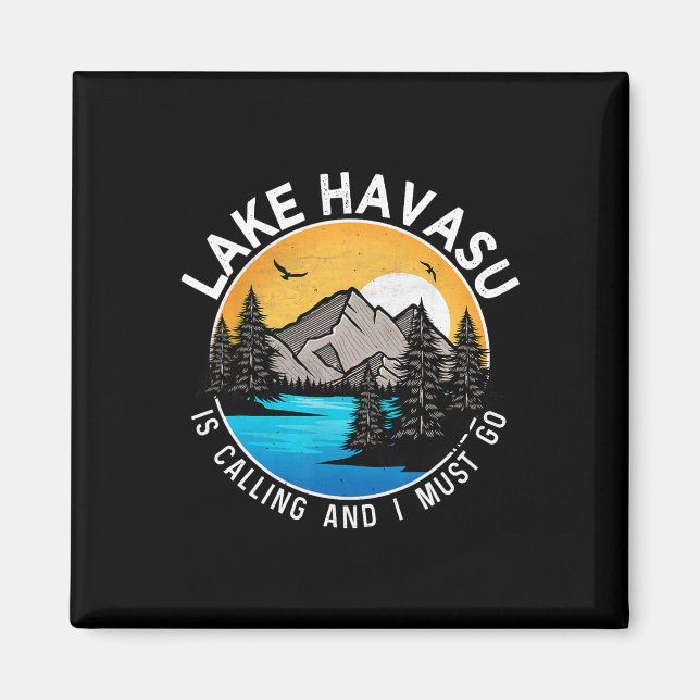 Íman Acampamento de Barcos de pesca - Lago Havasu, Lake (Frente)