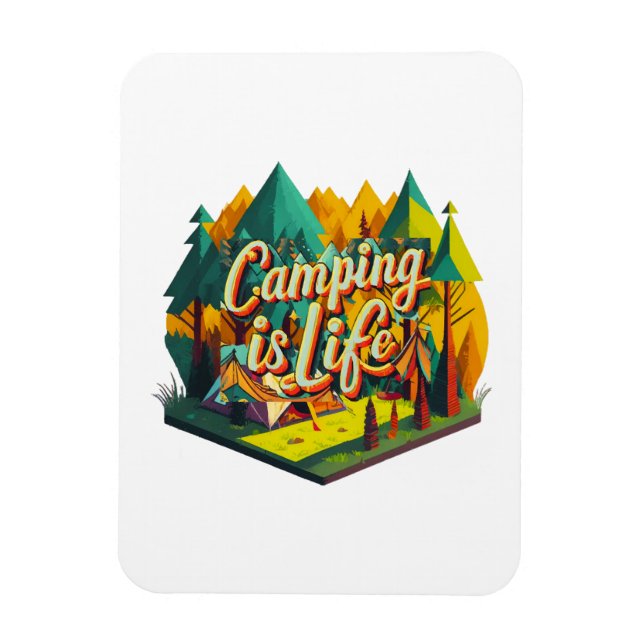 Íman Acampamento é Vida (Vertical)