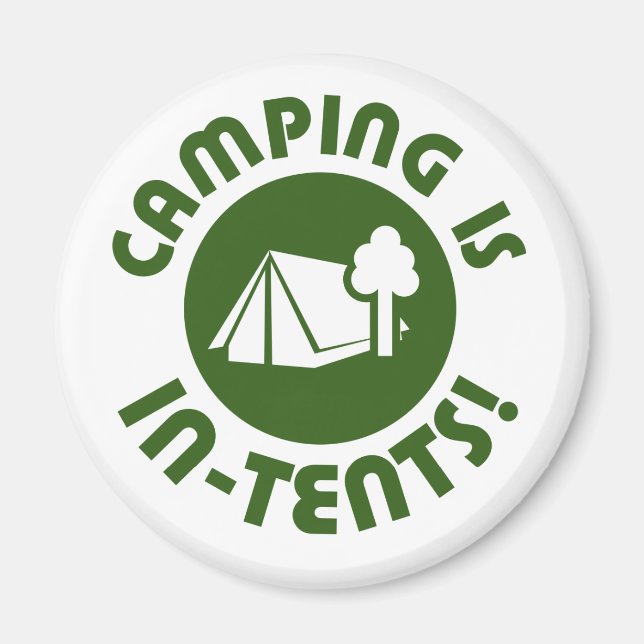 Íman Acampamento em tendas (Frente)