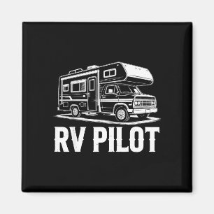 Íman Acampamento RV trailer piloto viagem de aventura 