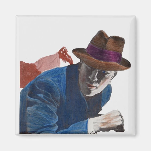 Íman Ação de detetive da gravidade 1950 (Frente)