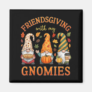 Íman Ação de Graças com Meus Amigos Gnomies