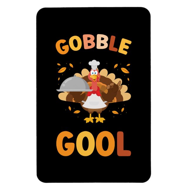 Íman Ação de Graças Gobblegool Turkey (Vertical)