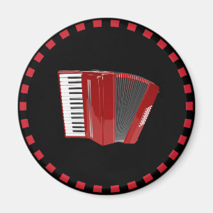 Íman Accordion: The red accordion