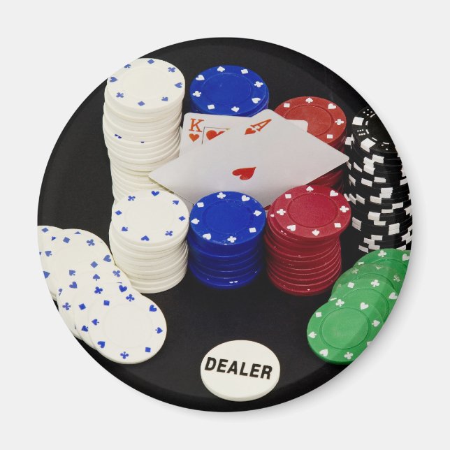 Íman Ace King (Frente)